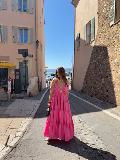 Robe soleil rose