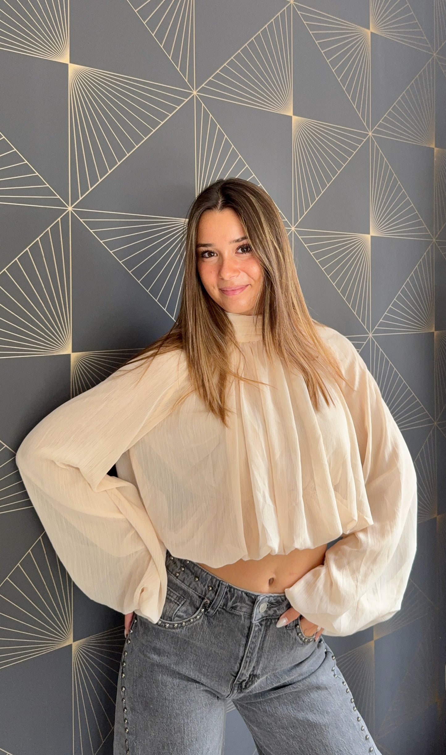 Blouse manches bouffantes Chiara