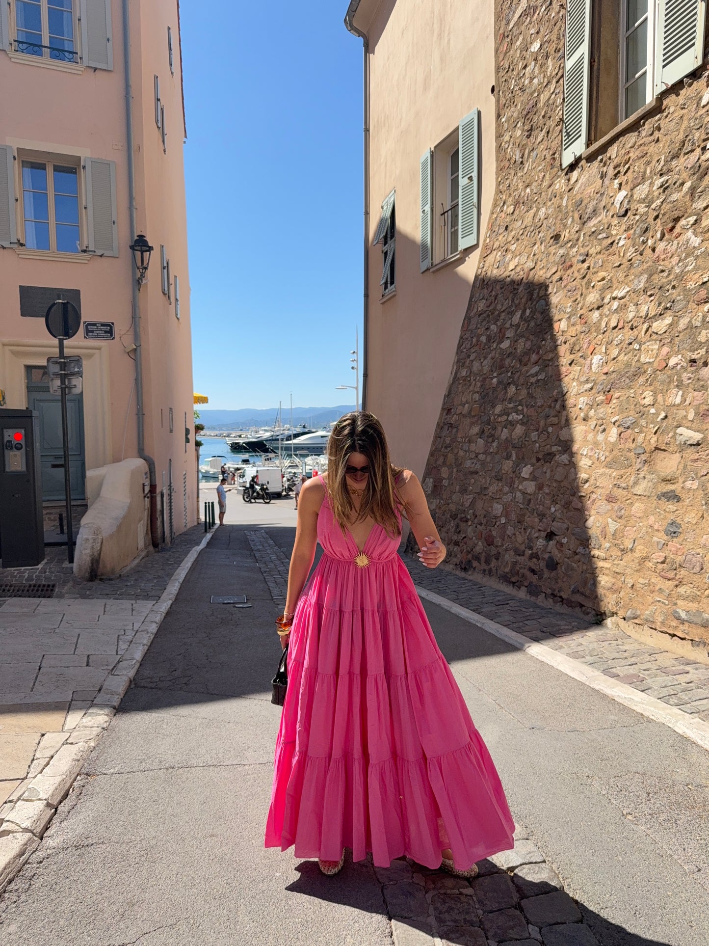Robe soleil rose
