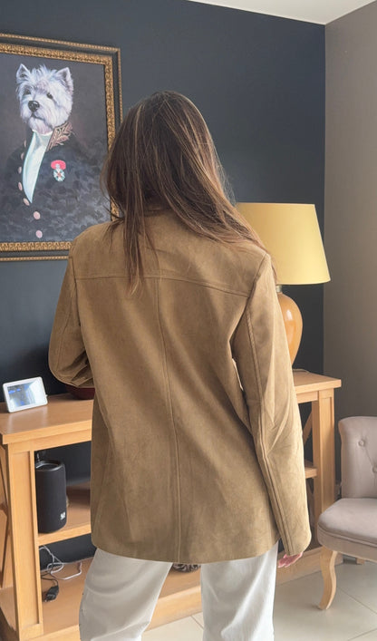 Blazer suédine Éva