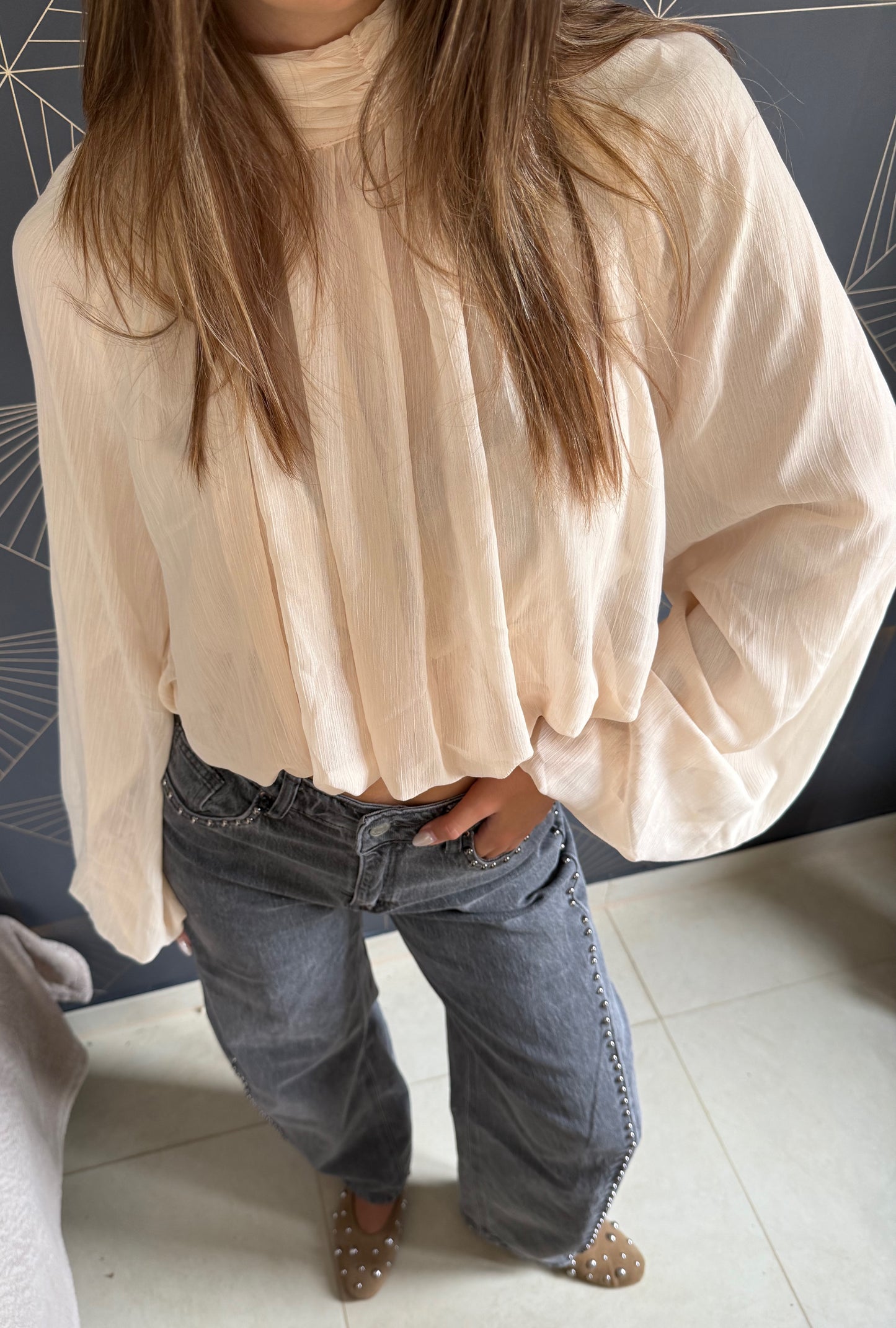 Blouse manches bouffantes Chiara