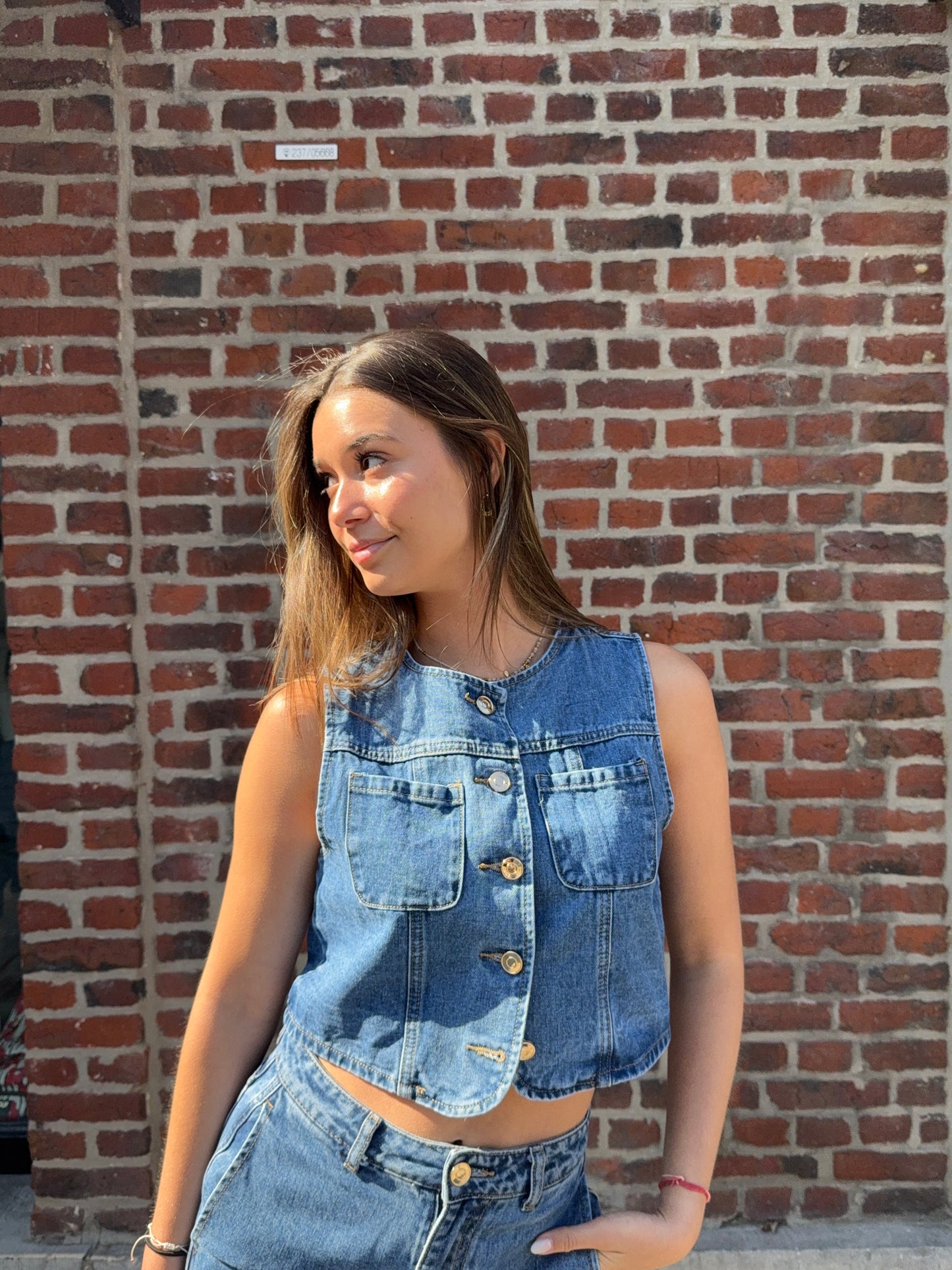 Top en jeans