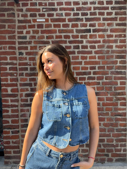 Top en jeans