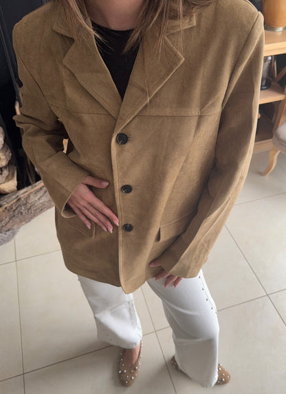 Blazer suédine Éva