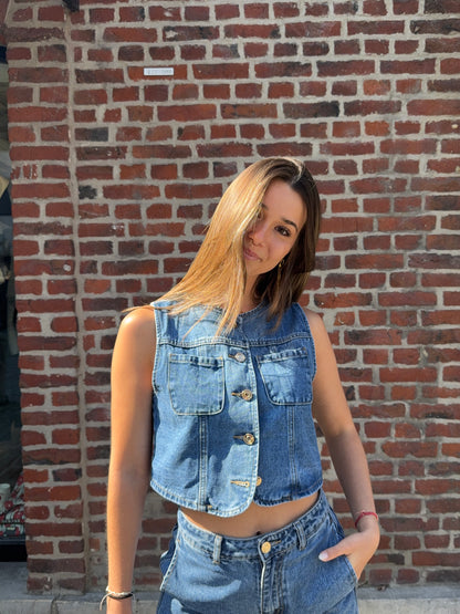 Top en jeans