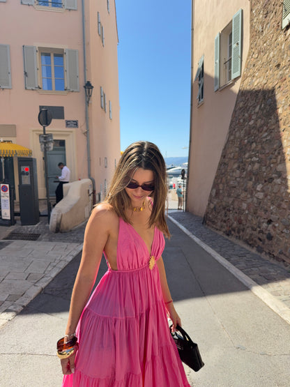 Robe soleil rose