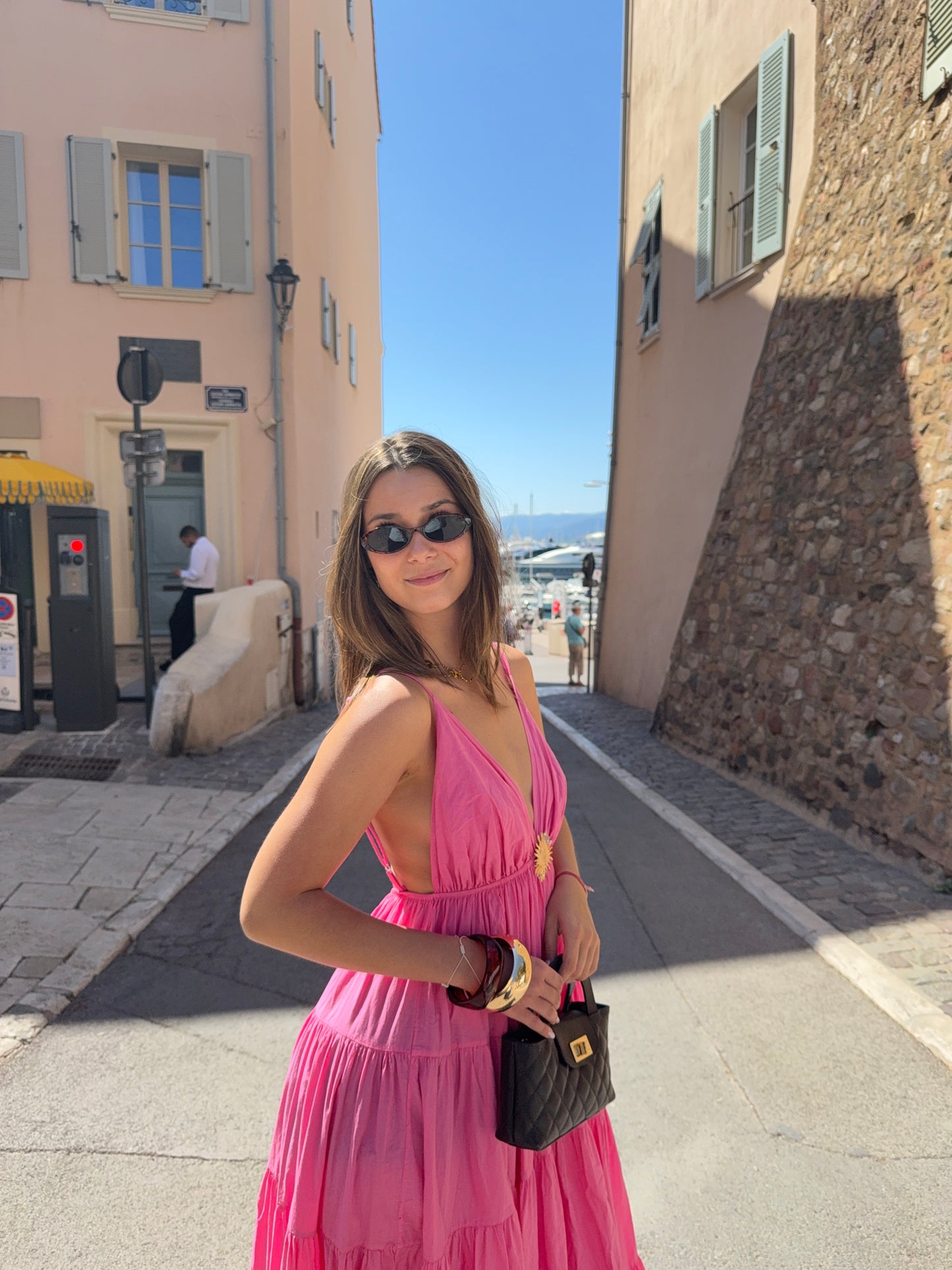 Robe soleil rose