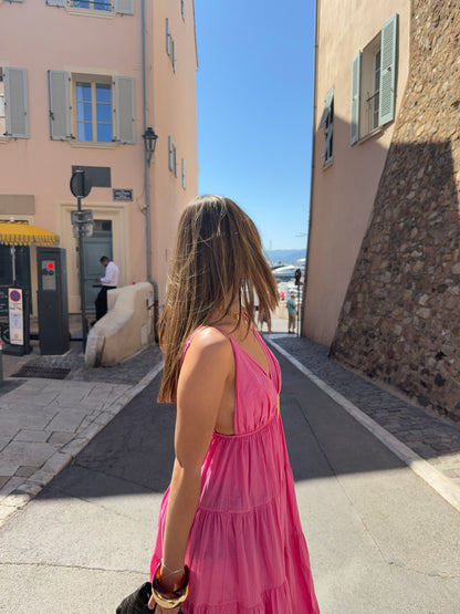 Robe soleil rose