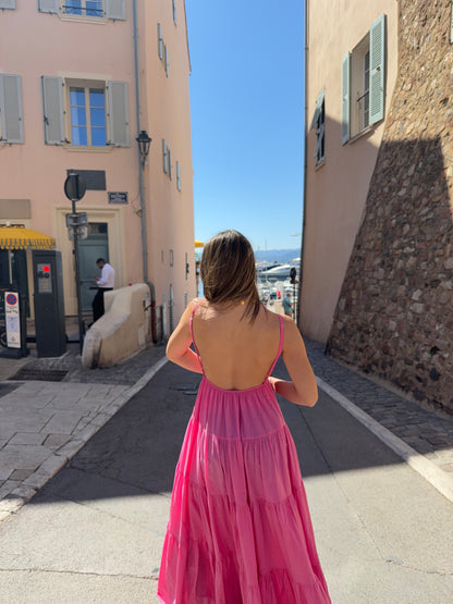 Robe soleil rose