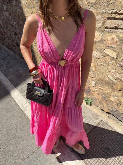 Robe soleil rose