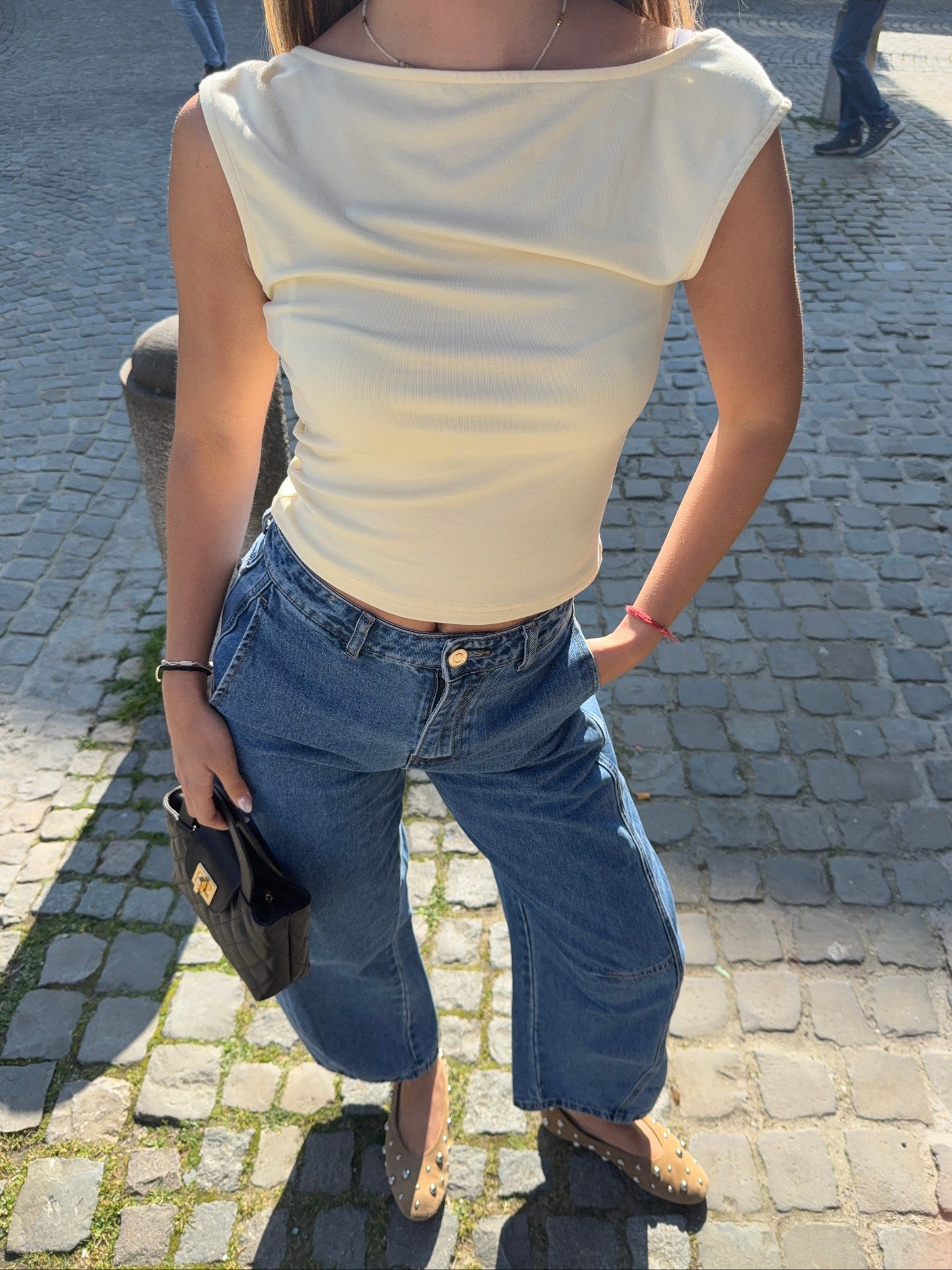 Top dos-nu Vérona (jaune)