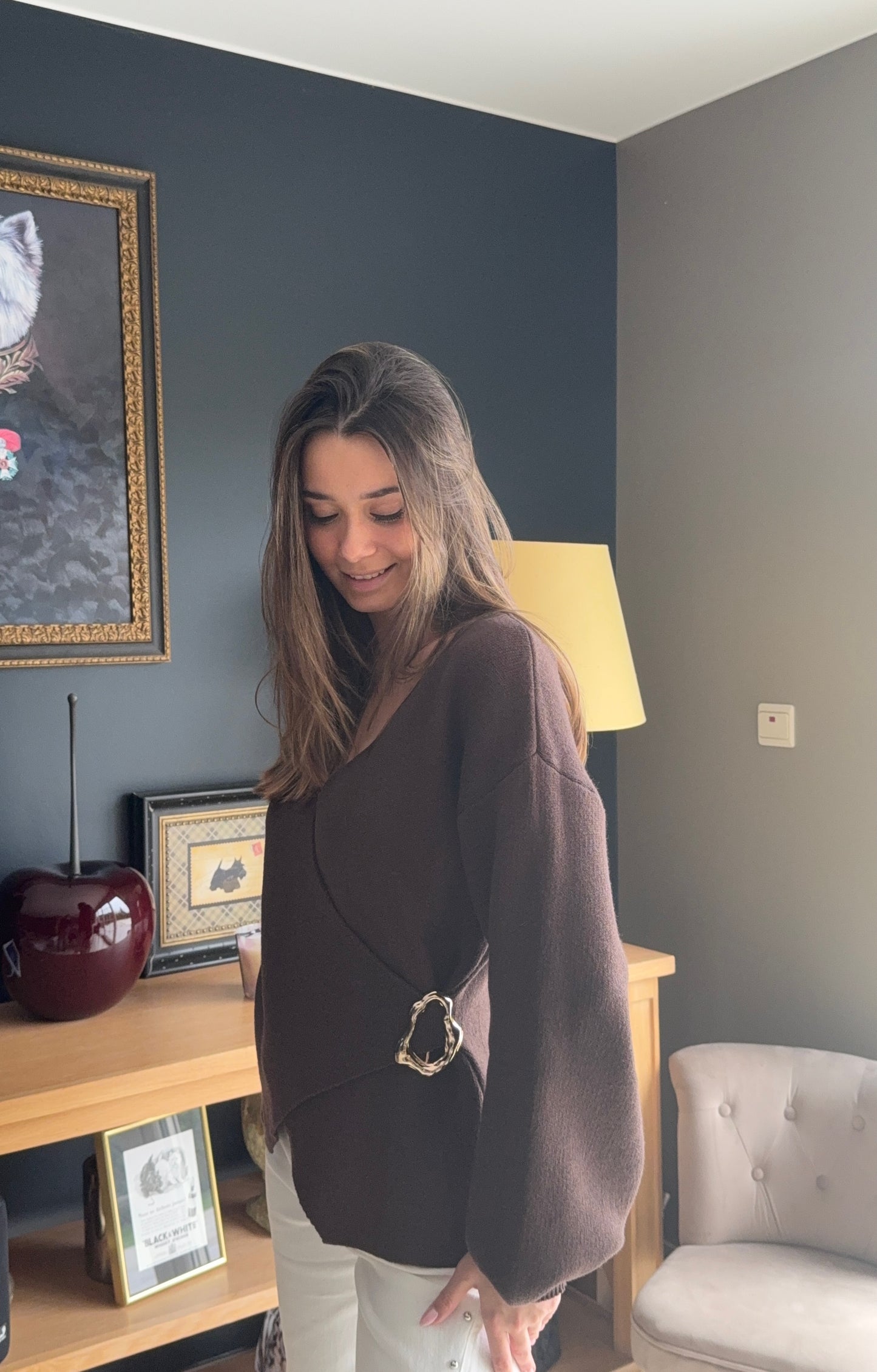 Pull cache-coeur Isis