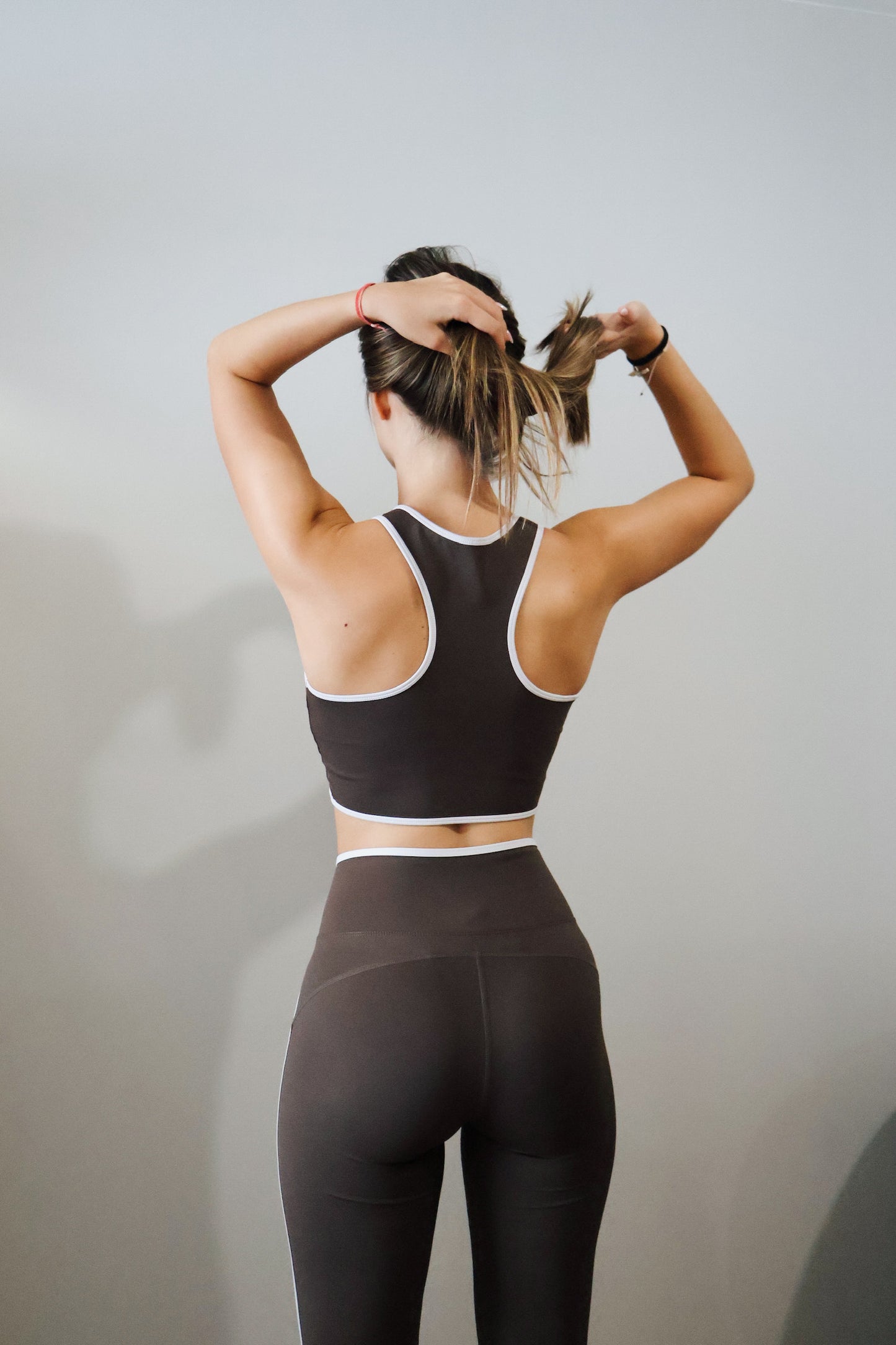 Ensemble de sport brun