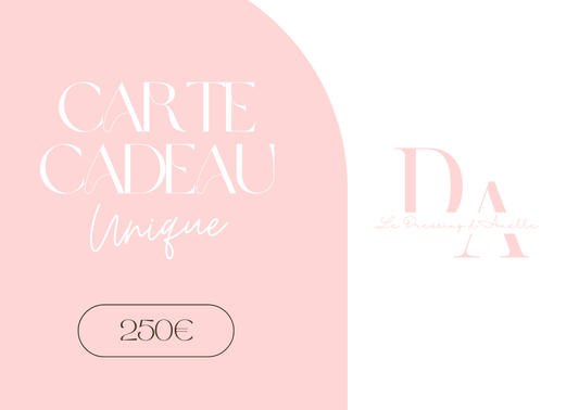 Carte-cadeau d'une valeur de 250€